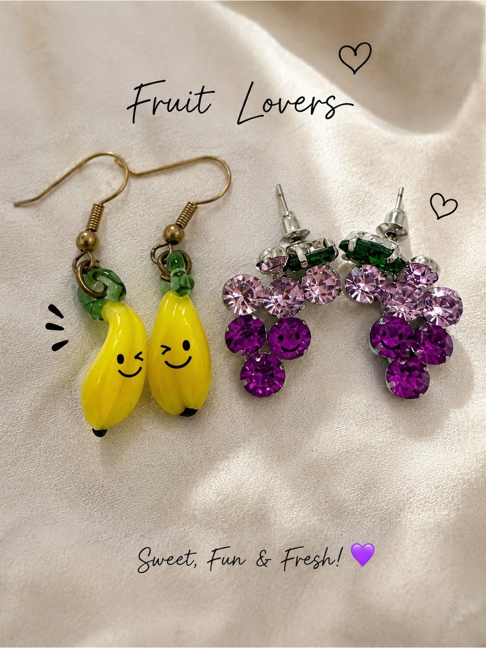 Earrings, Fruit lover 😊 earrings bundle